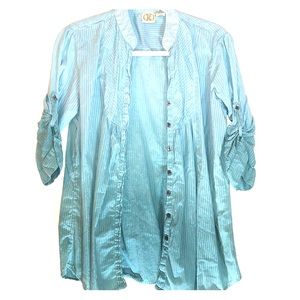 Vintage DCC Missy Blue Ombré Button Down